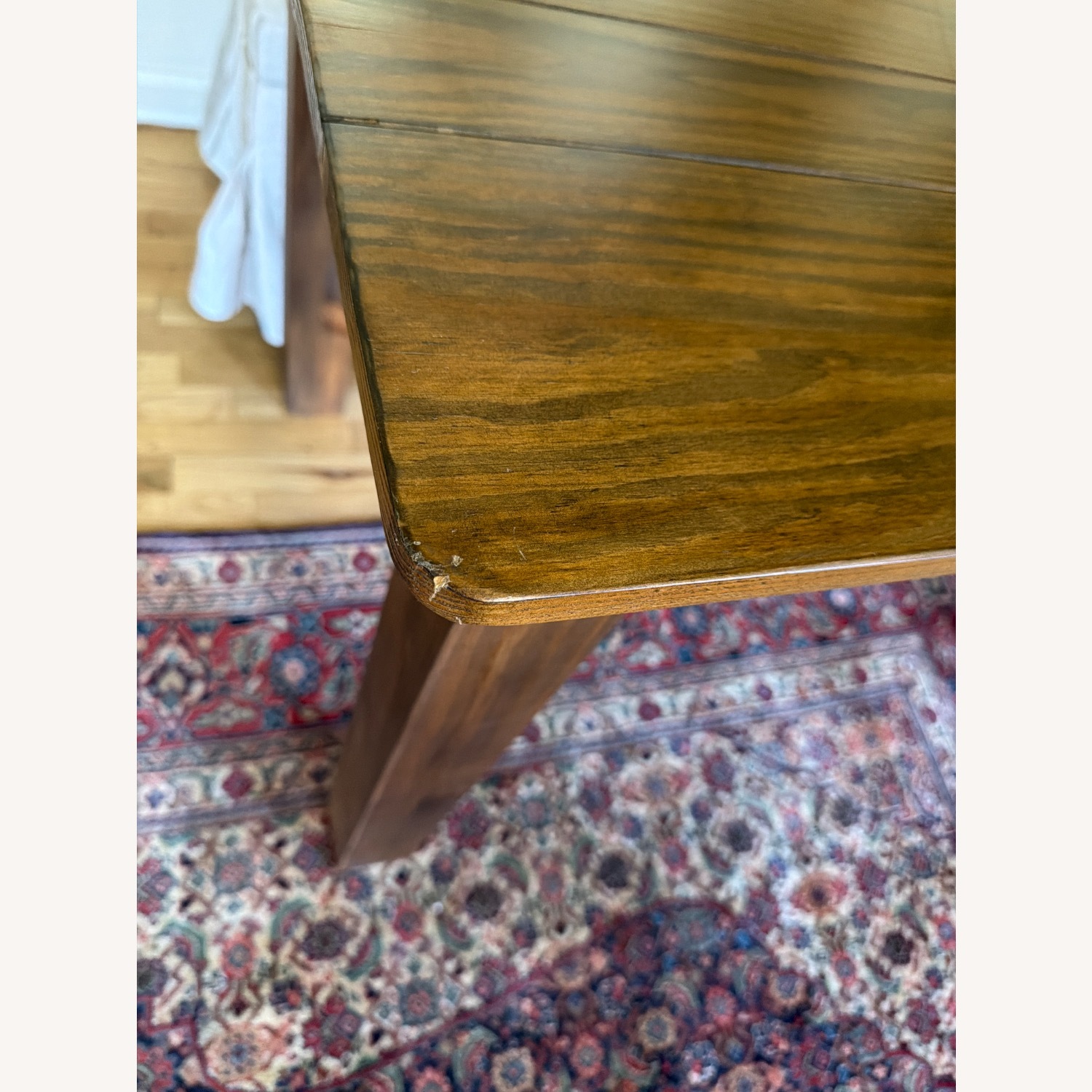 Merrick Lane Dark Brown Wood Dining Table - image-3