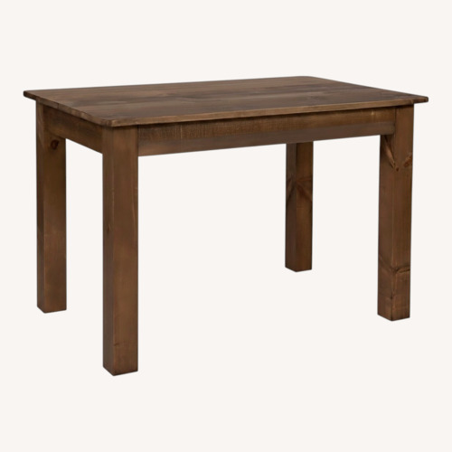 Used Merrick Lane Dark Brown Wood Dining Table for sale on AptDeco