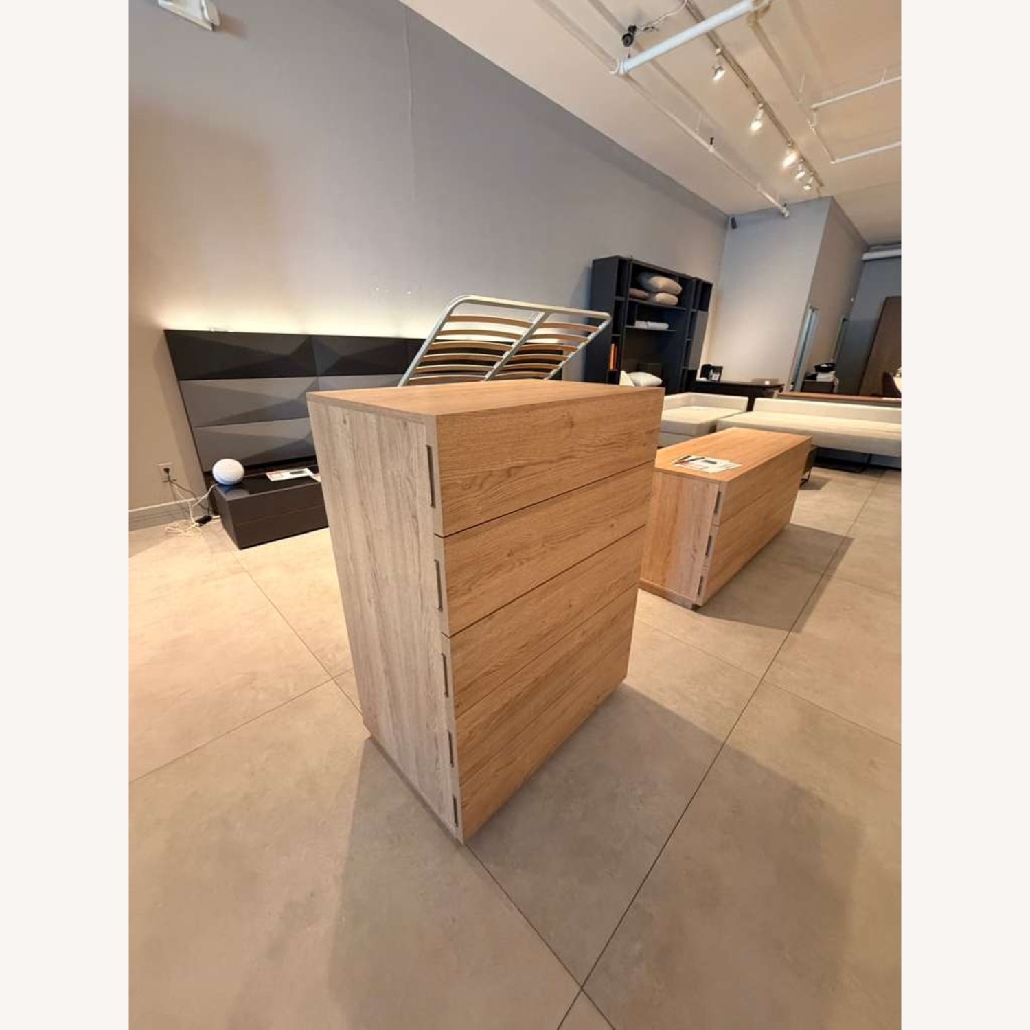 Lazzoni Light Brown Wood Dresser - image-2