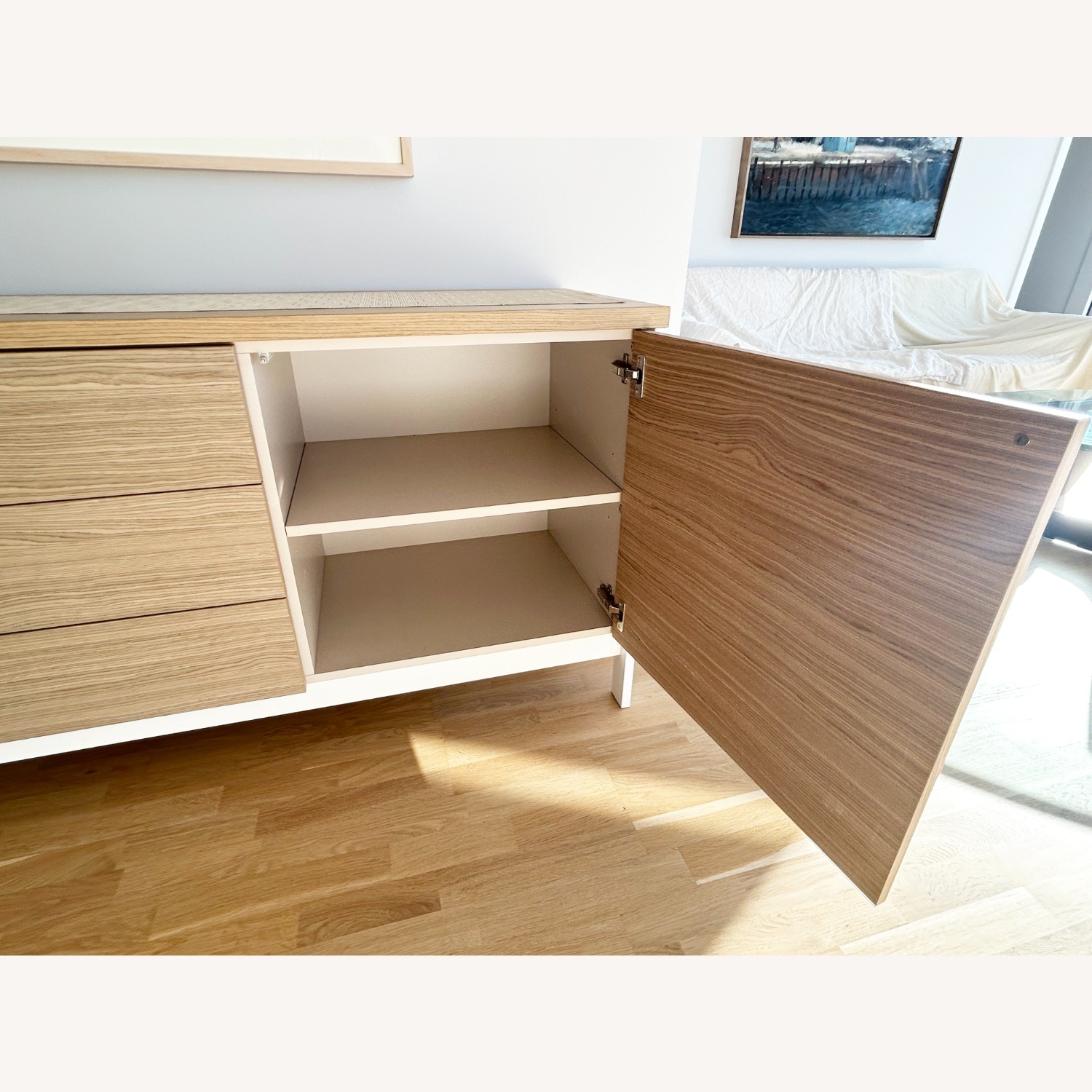 Calligaris Lam White Wood Sideboard - image-2