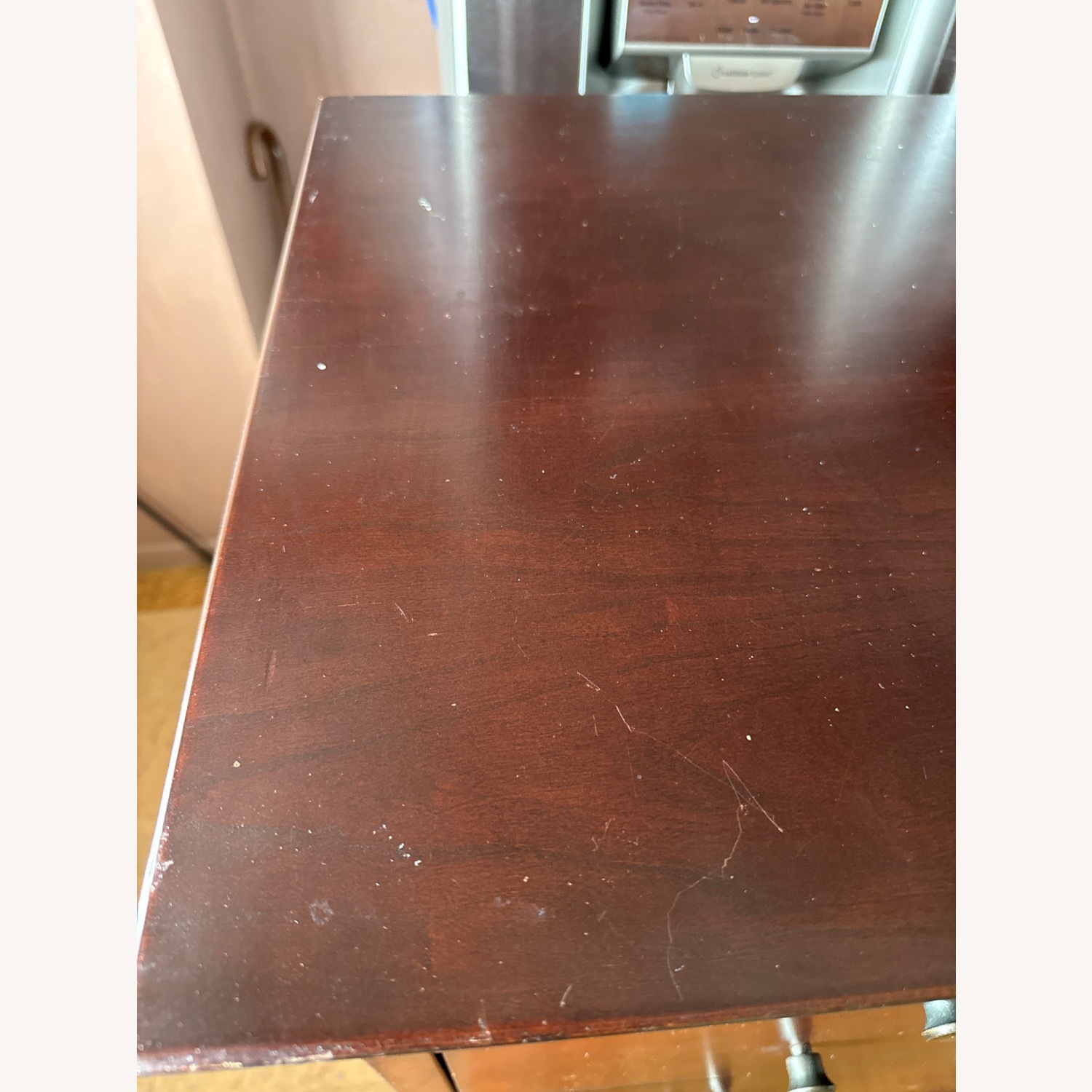 Pottery Barn Valencia Tall Dark Brown Wood Dresser - image-9