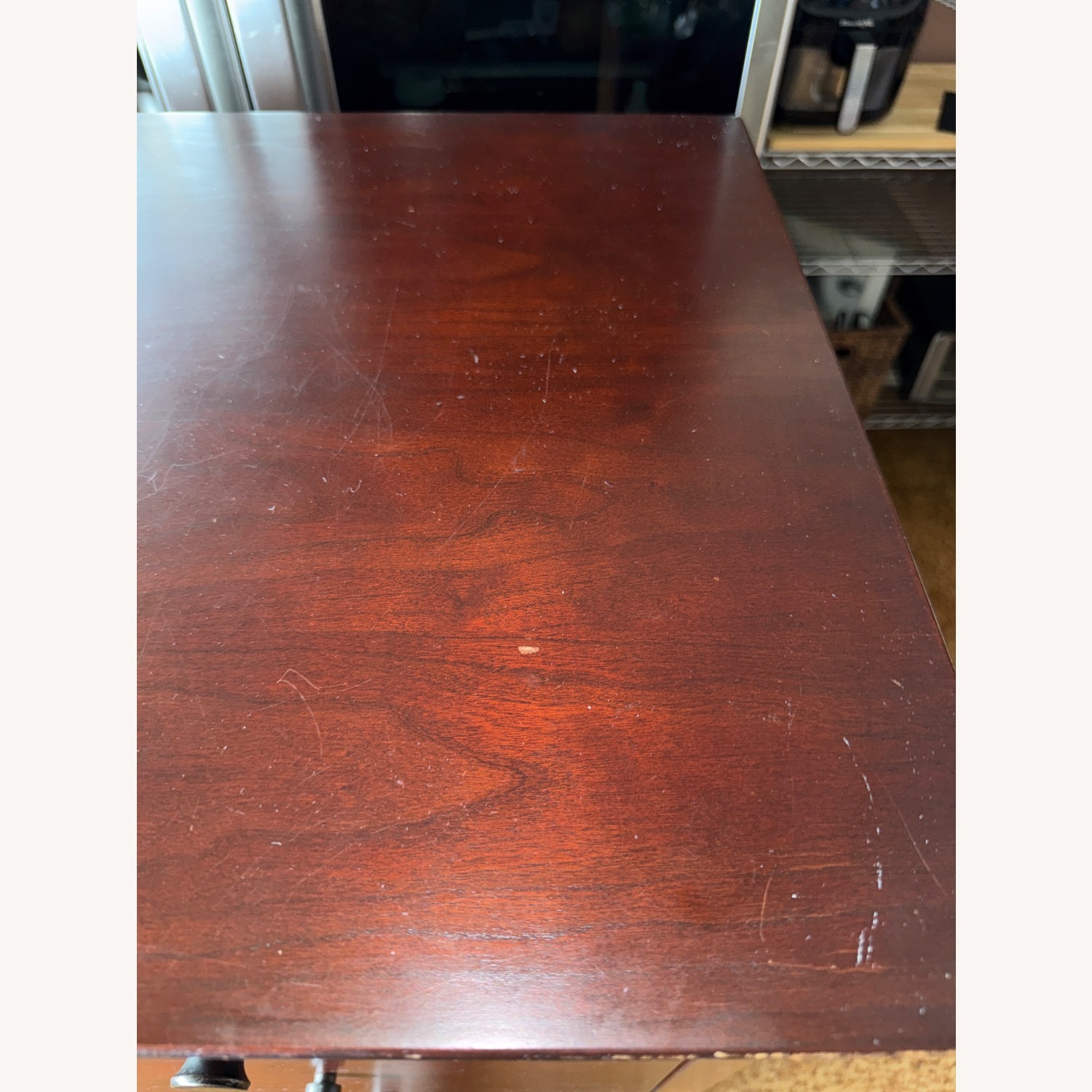 Pottery Barn Valencia Tall Dark Brown Wood Dresser - image-10