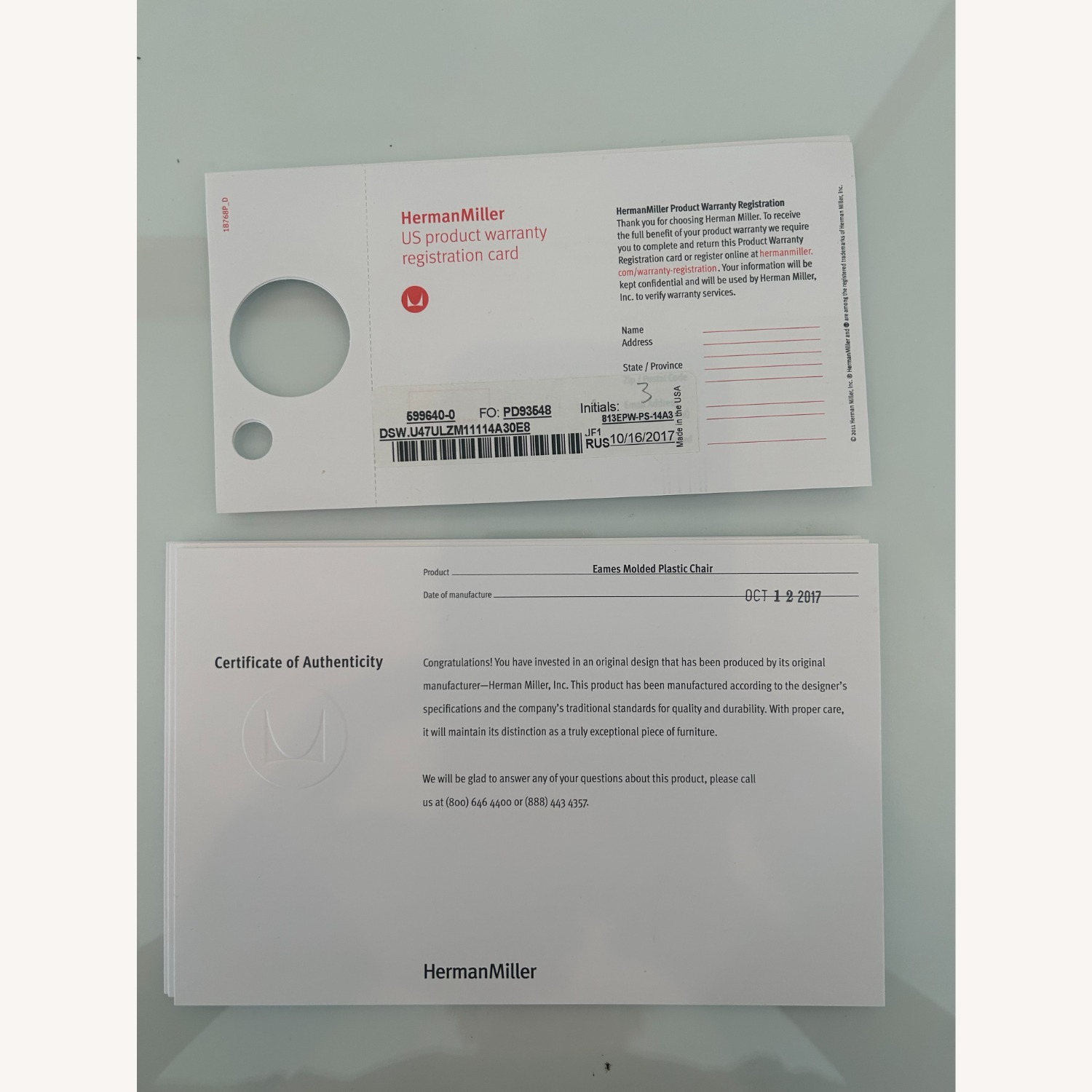 Herman Miller Eames Light Brown Wool Dining Chairs - image-3