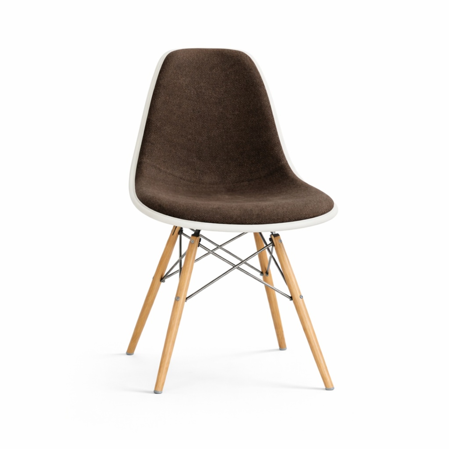 Herman Miller Eames Light Brown Wool Dining Chairs - image-6