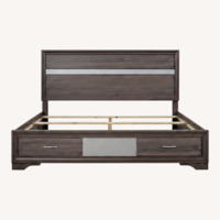 Seville Queen Bed with Bunkie Board