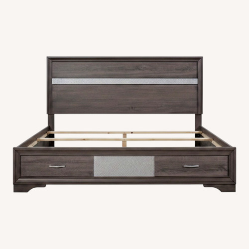 Used Seville Queen Bed with Bunkie Board for sale on AptDeco