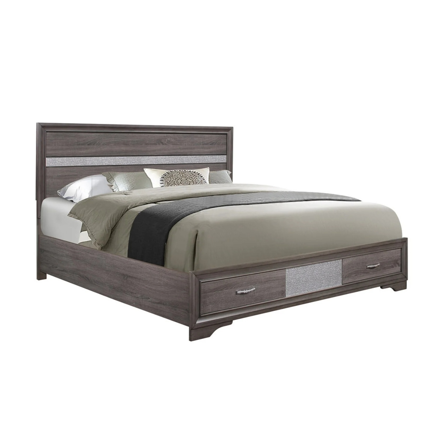 Seville Queen Bed with Bunkie Board - image-4
