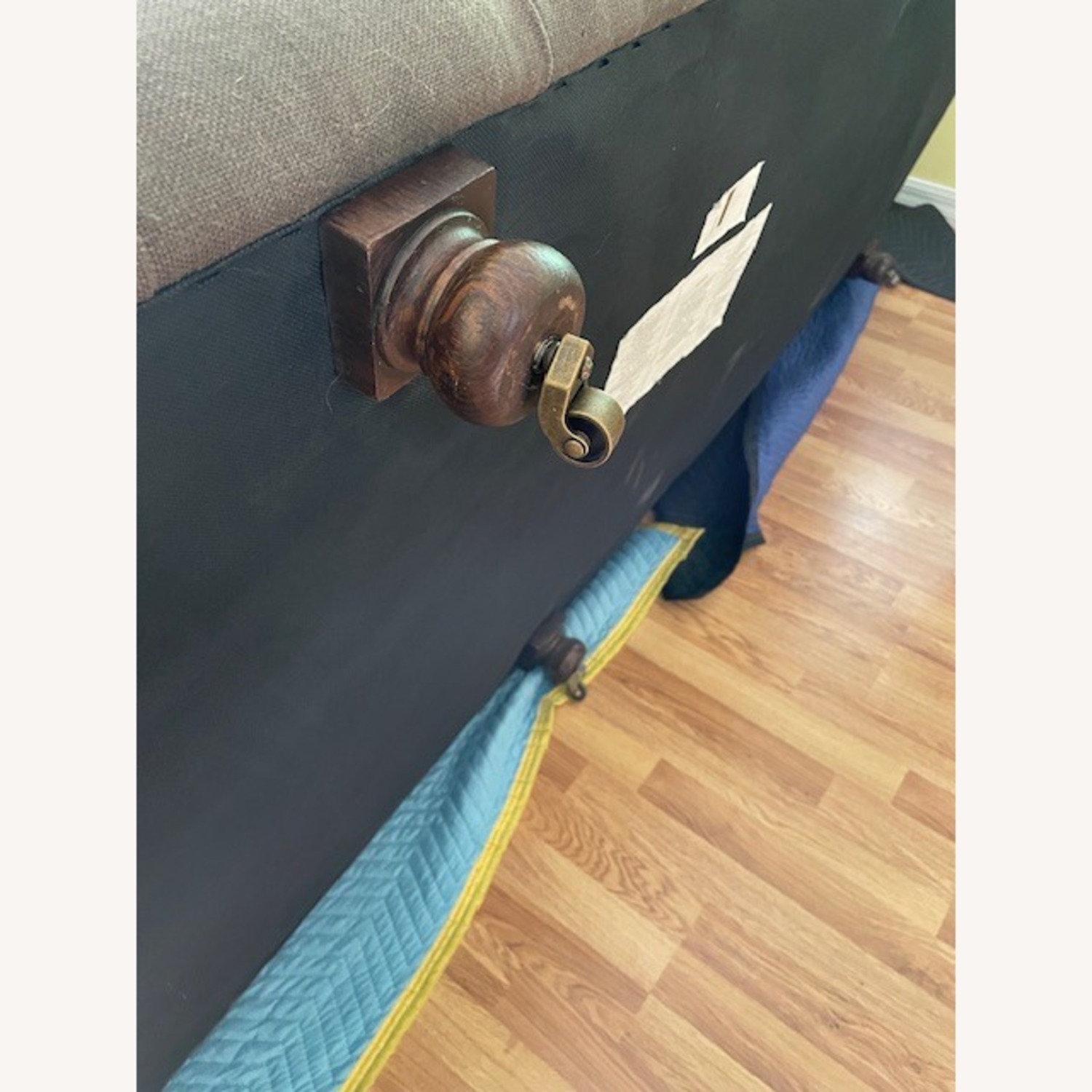 Chesterfield Couch 3 Seat Cushions Feather Filled - image-4