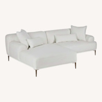 Article Abisko Light Gray Fabric 2 Piece Sectional
