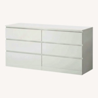 IKEA Malm 6 Drawer Dresser