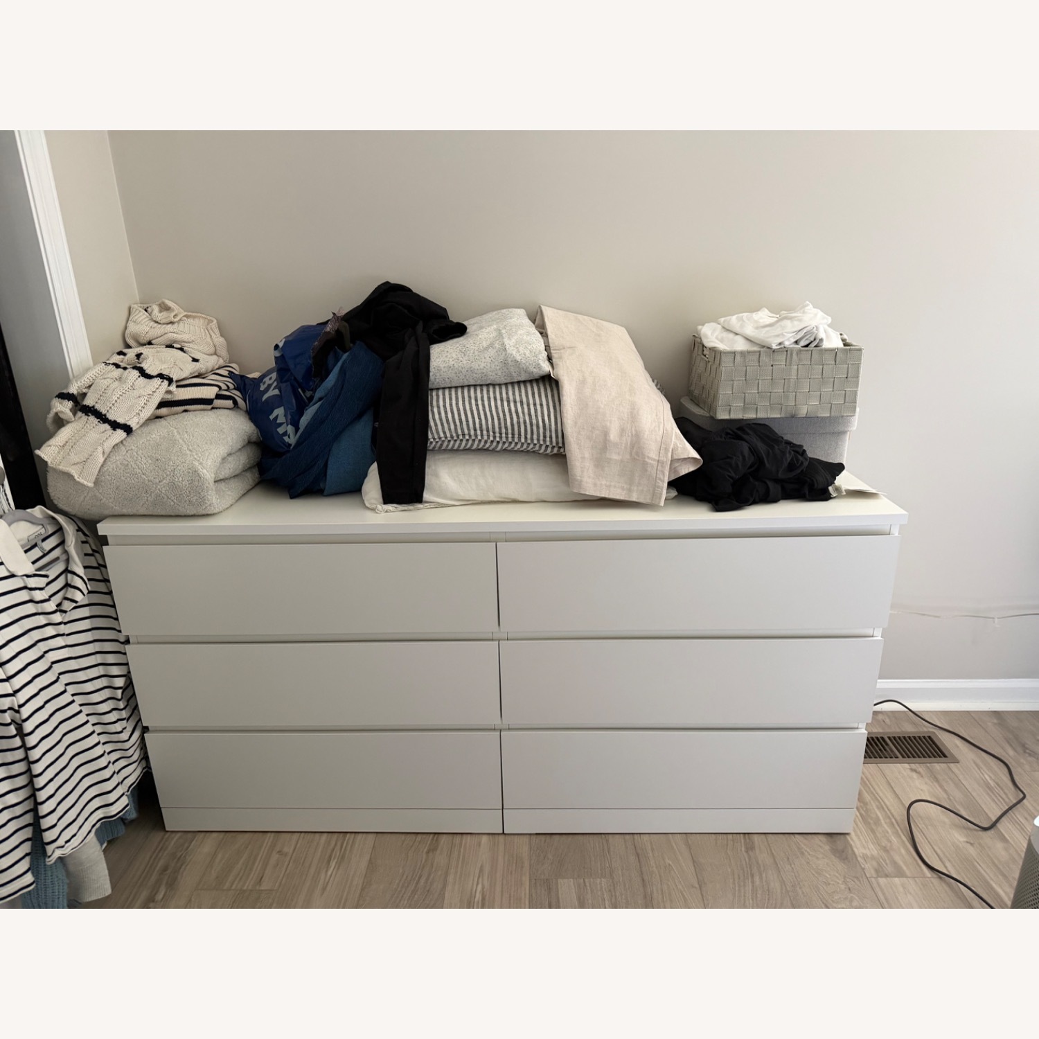 IKEA Malm 6 Drawer Dresser - image-2
