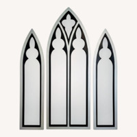 Pier 1 Imports Silver Mirrored Glass Wall Mirror