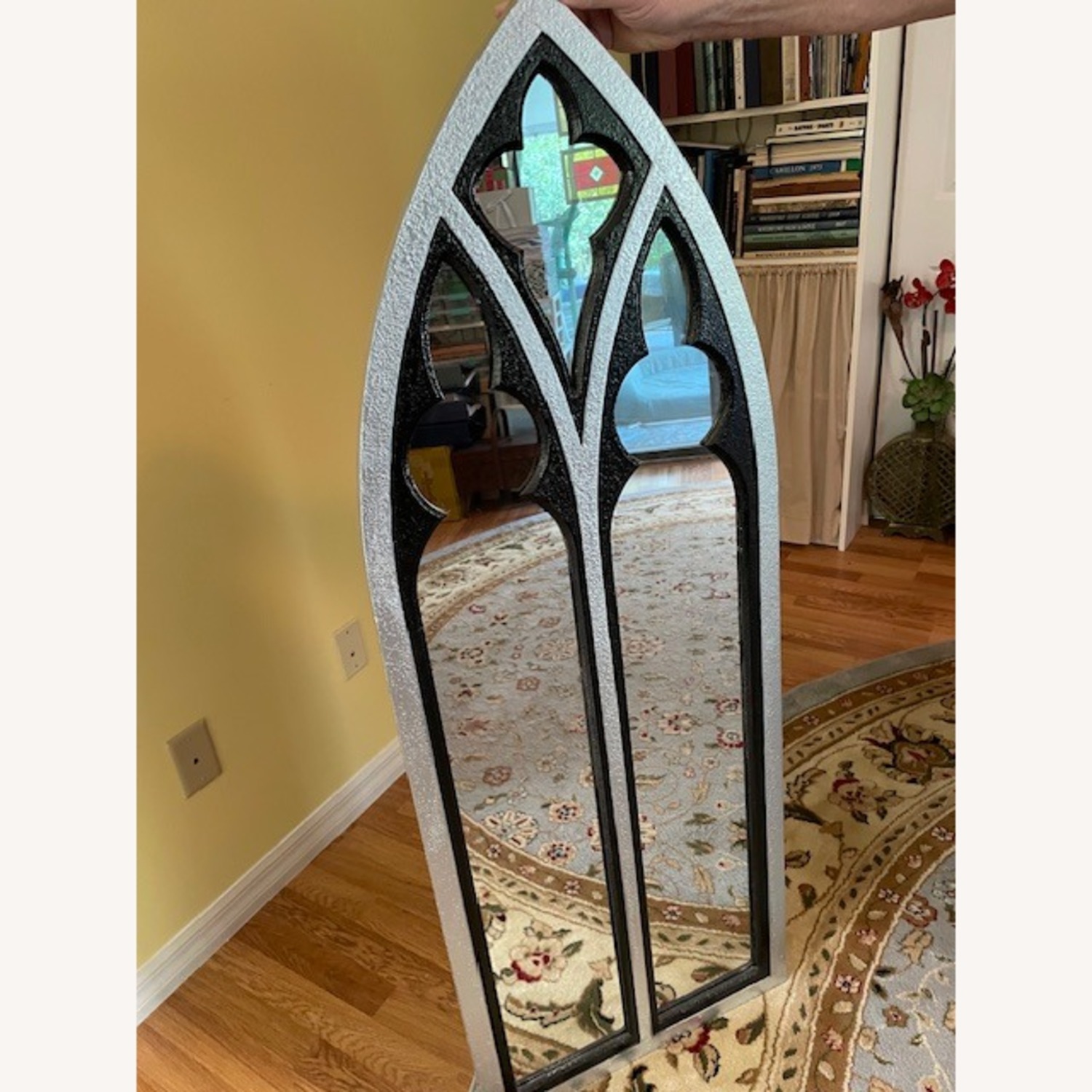 Pier 1 Imports Silver Mirrored Glass Wall Mirror - image-3