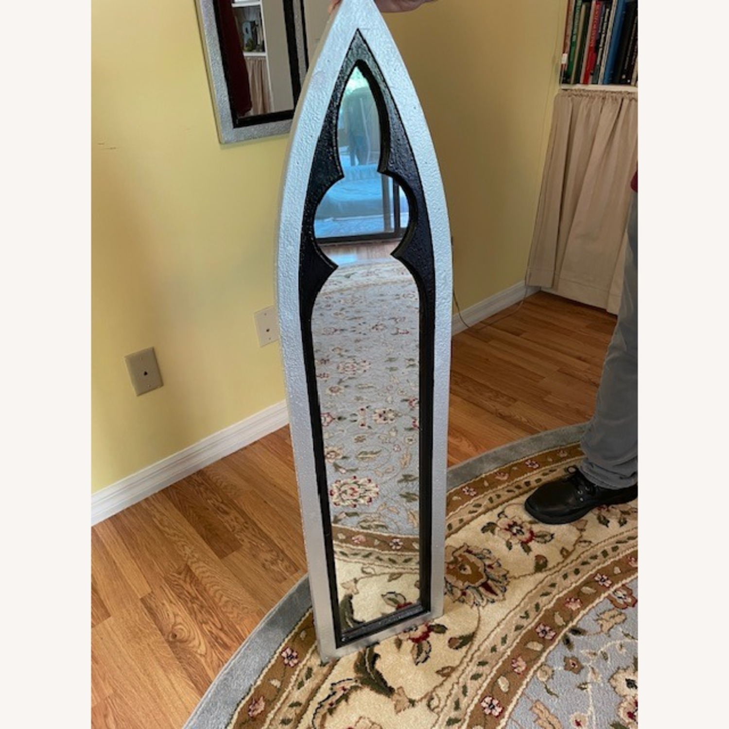 Pier 1 Imports Silver Mirrored Glass Wall Mirror - image-2