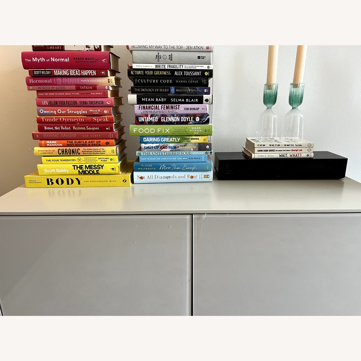 West Elm Light Gray Emilia Media Console 40" - image-2