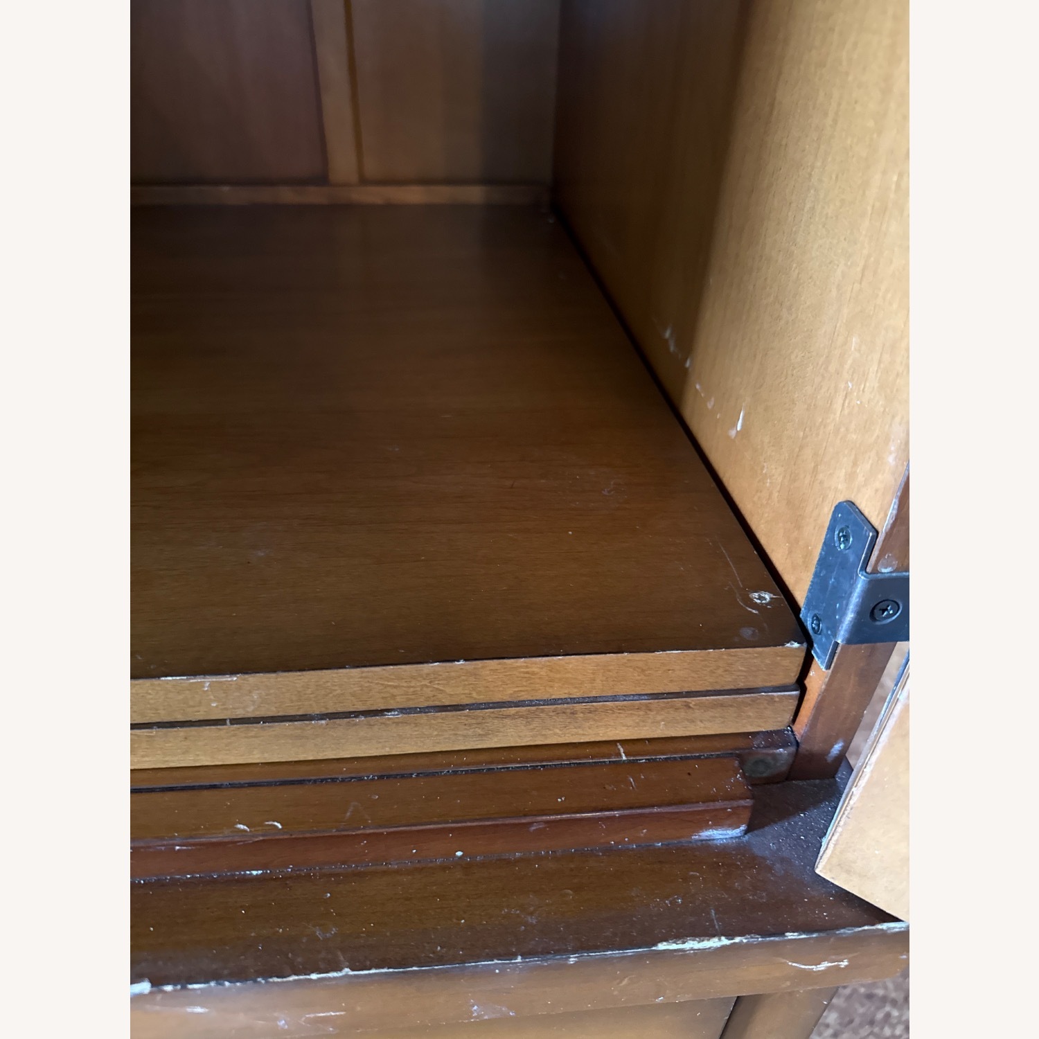 Pottery Barn Valencia Light Brown Wood Armoire - image-9