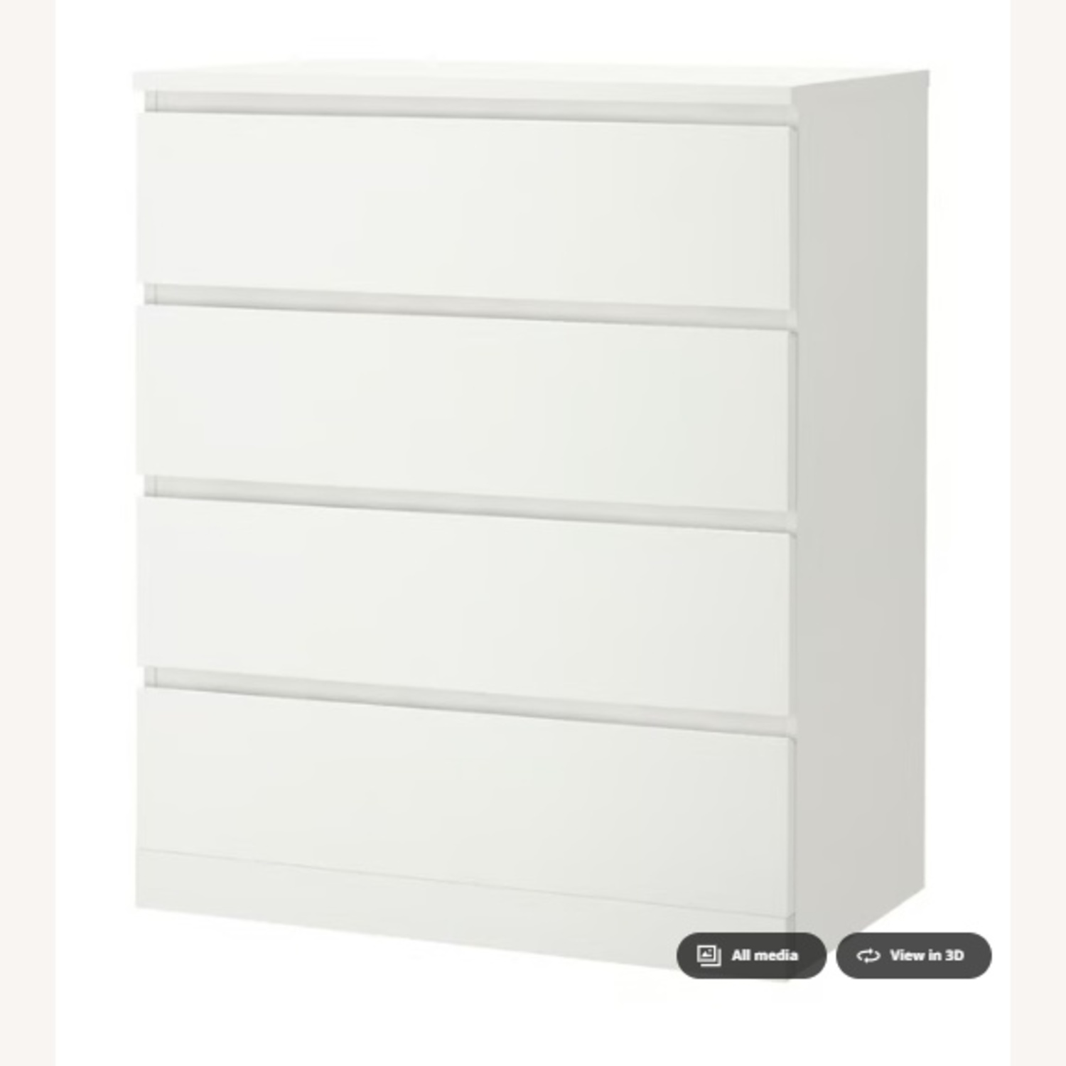 IKEA Malm White Dresser - image-4