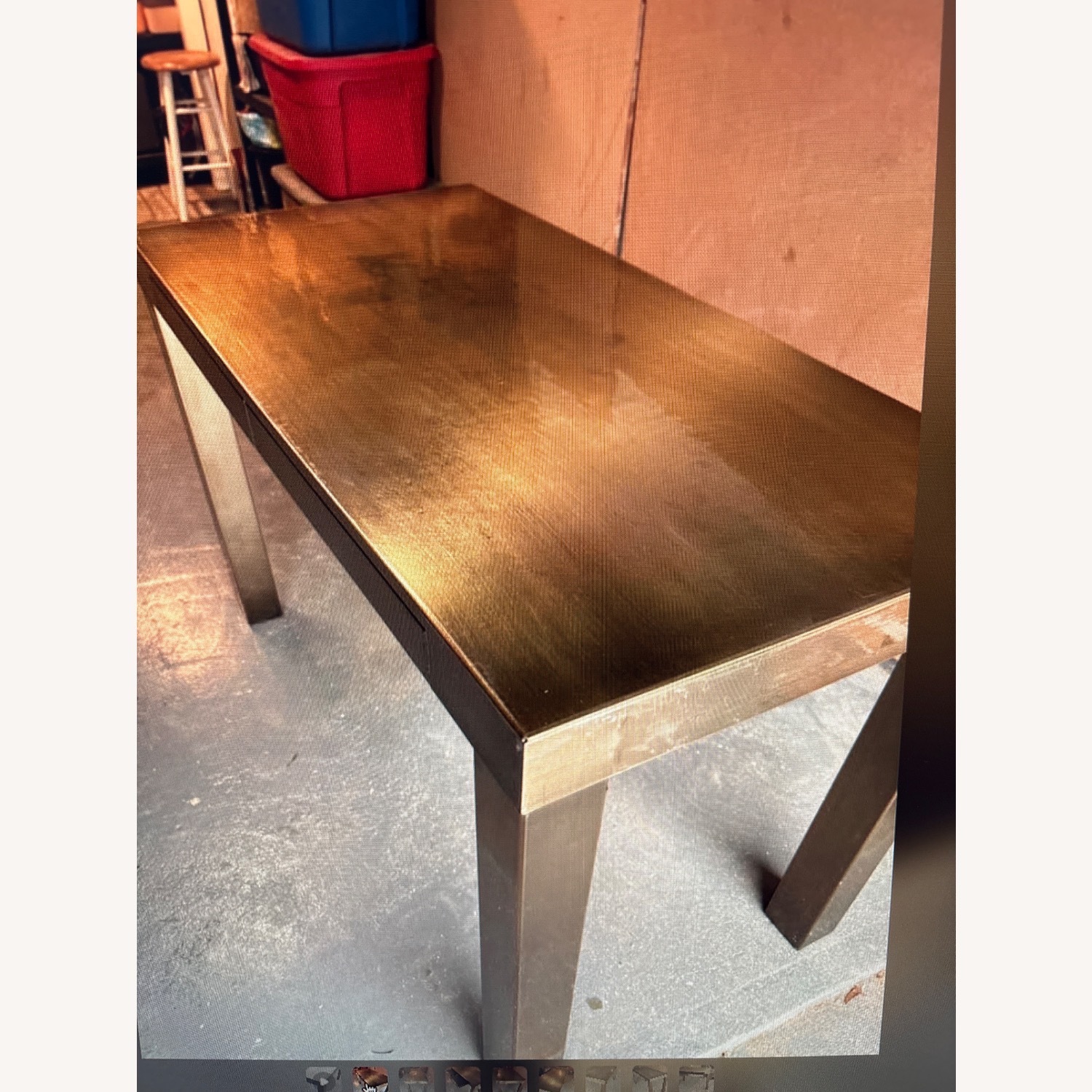 West Elm Parsons Metal Desk - image-1