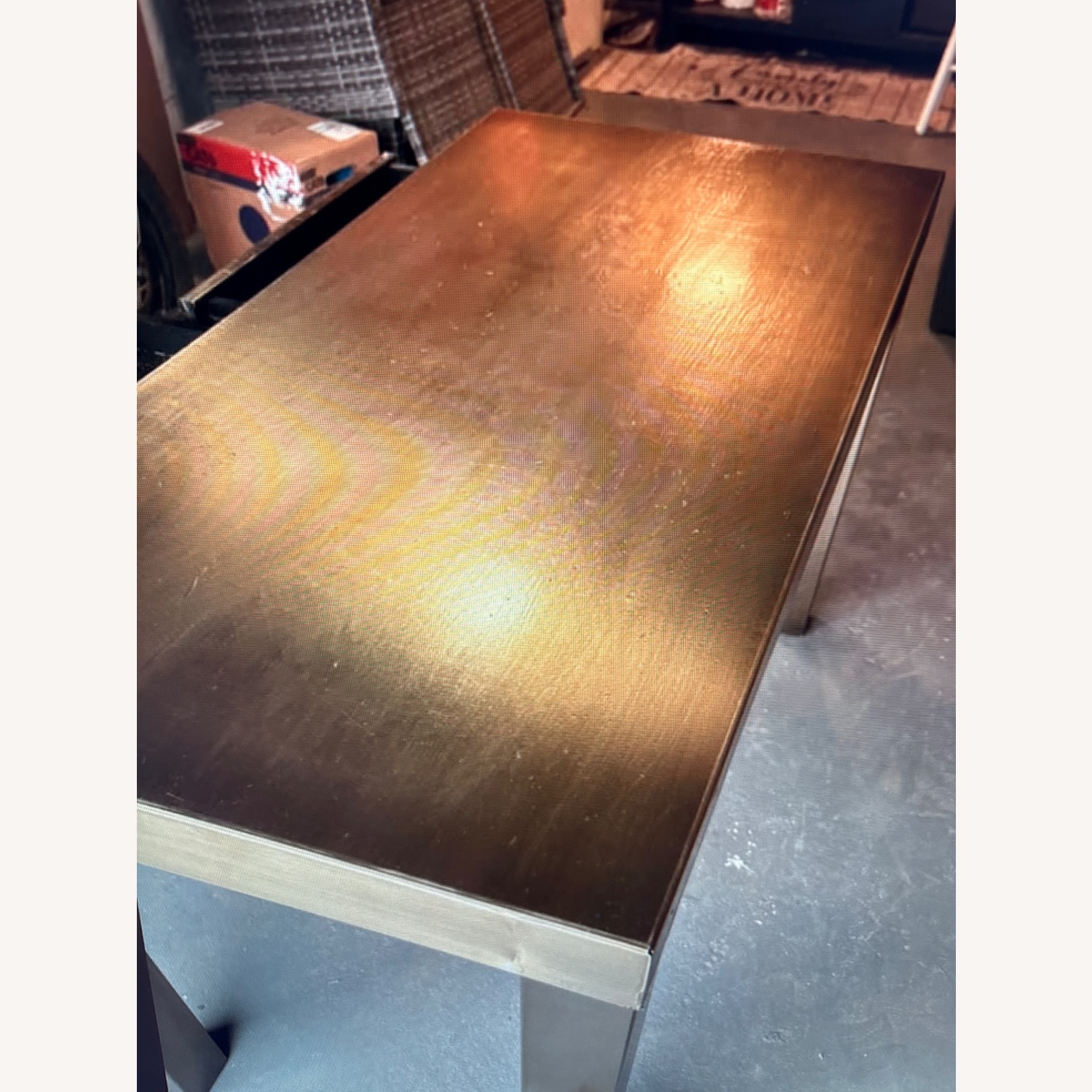 West Elm Parsons Metal Desk - image-3