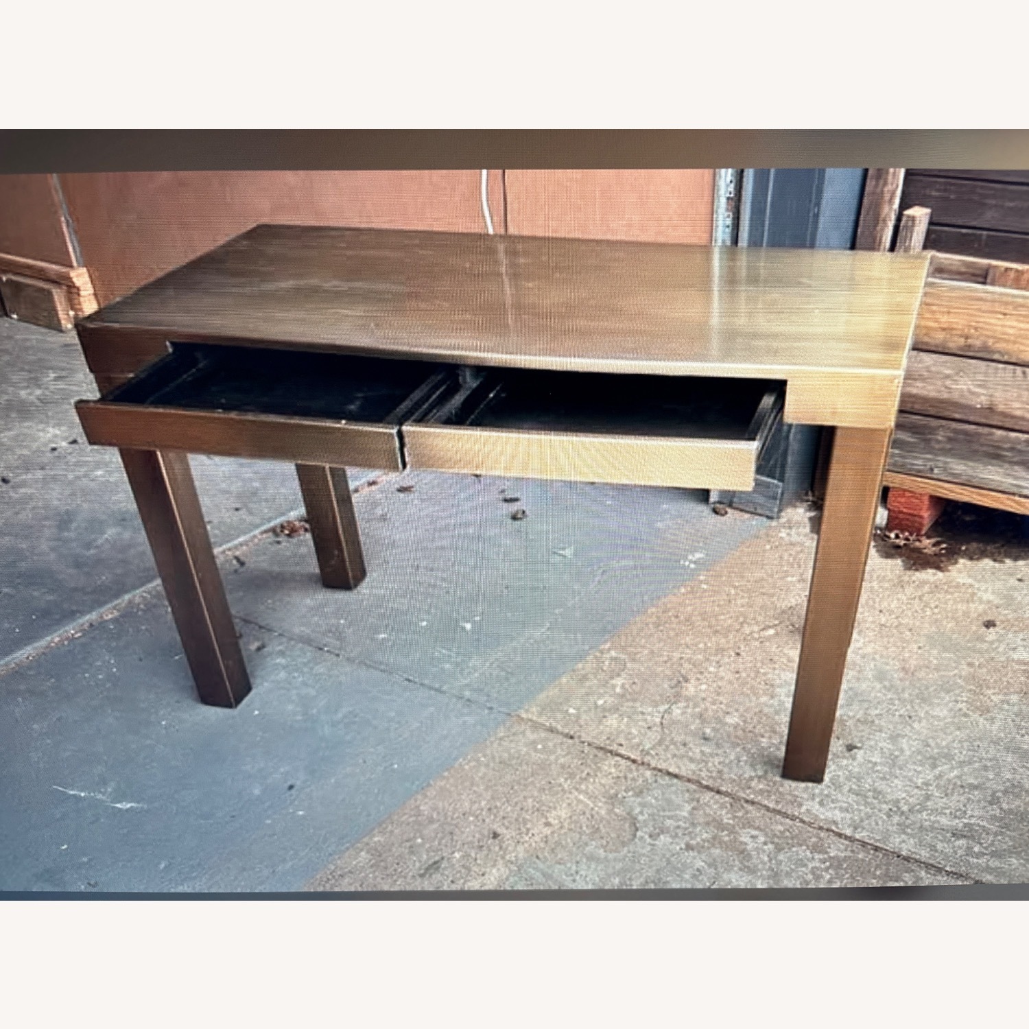 West Elm Parsons Metal Desk - image-6