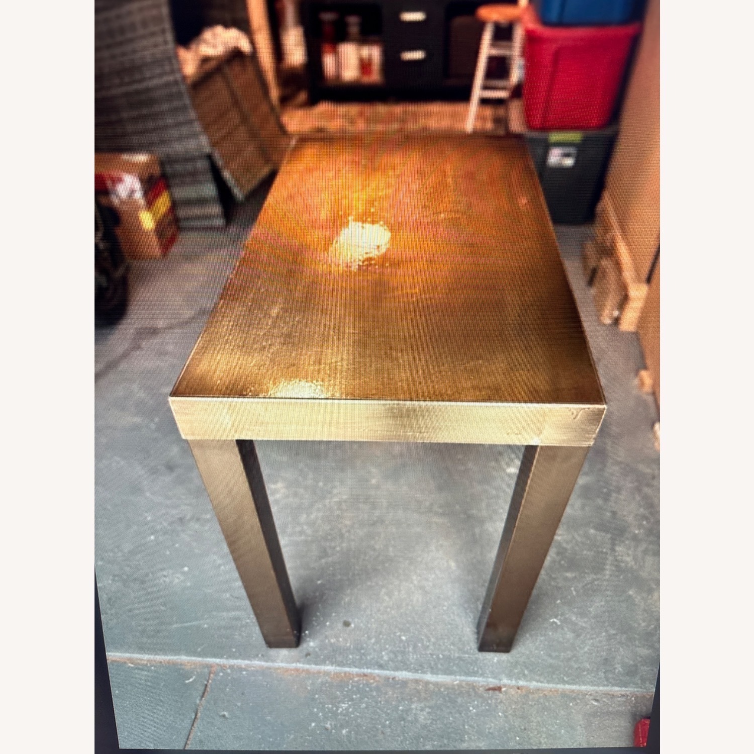 West Elm Parsons Metal Desk - image-2