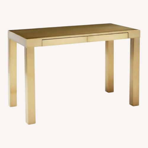 Used West Elm Parsons Metal Desk for sale on AptDeco