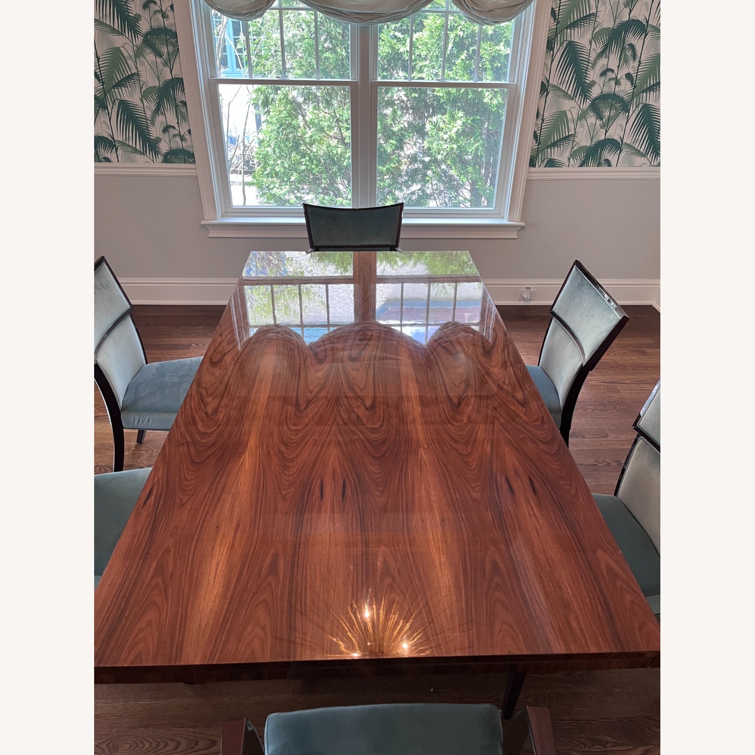 Cliff Young High Gloss Wood Dining Table - image-3