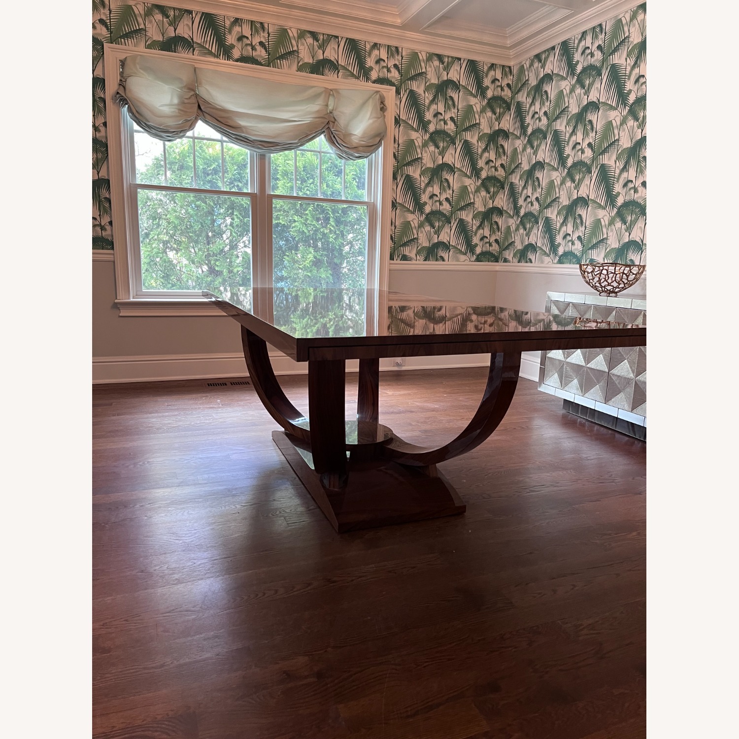 Cliff Young High Gloss Wood Dining Table - image-4