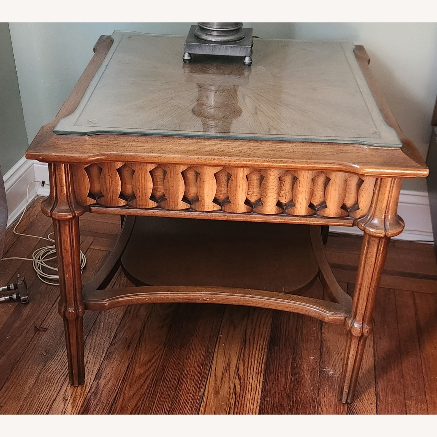 Vintage Wooden Side Table - image-3