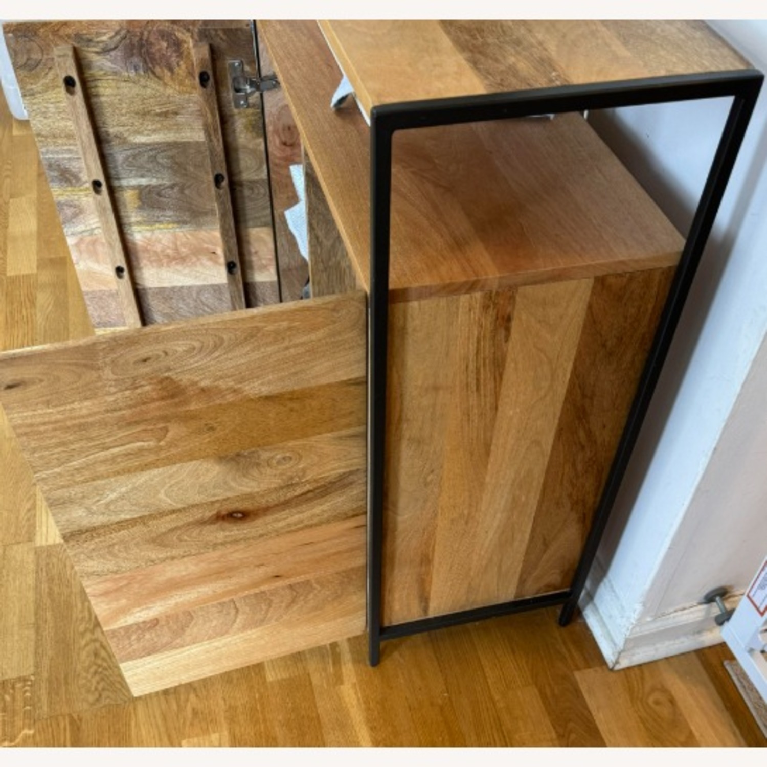 West Elm Wood Industrial Cabinet (28")  - image-3