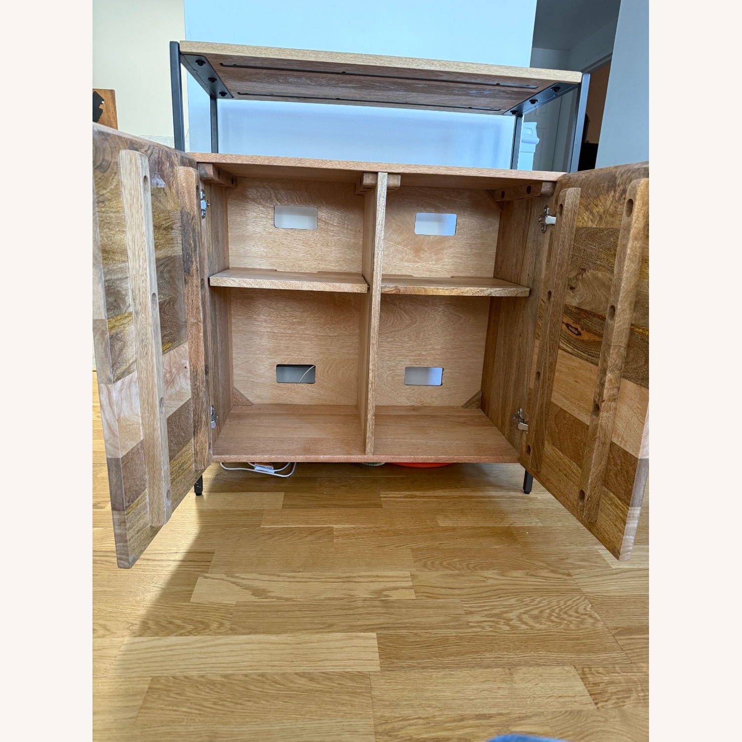 West Elm Wood Industrial Cabinet (28")  - image-2