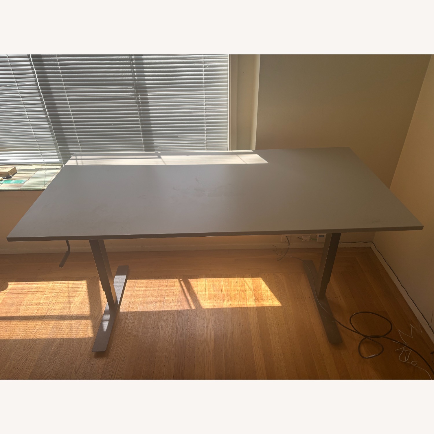 IKEA TROTTEN White Desk - image-1