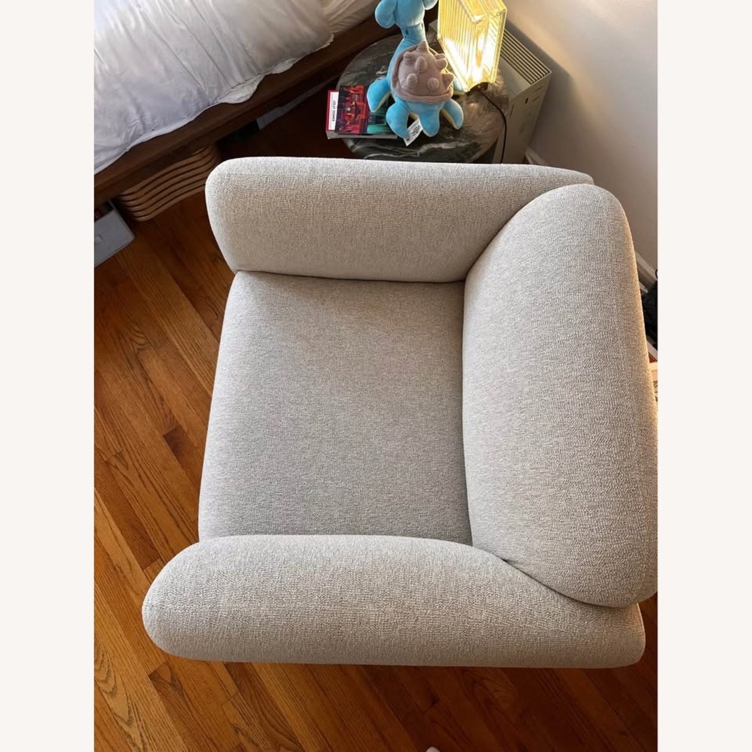 Benson Occasional Armchair - Ivory Boucle - image-1