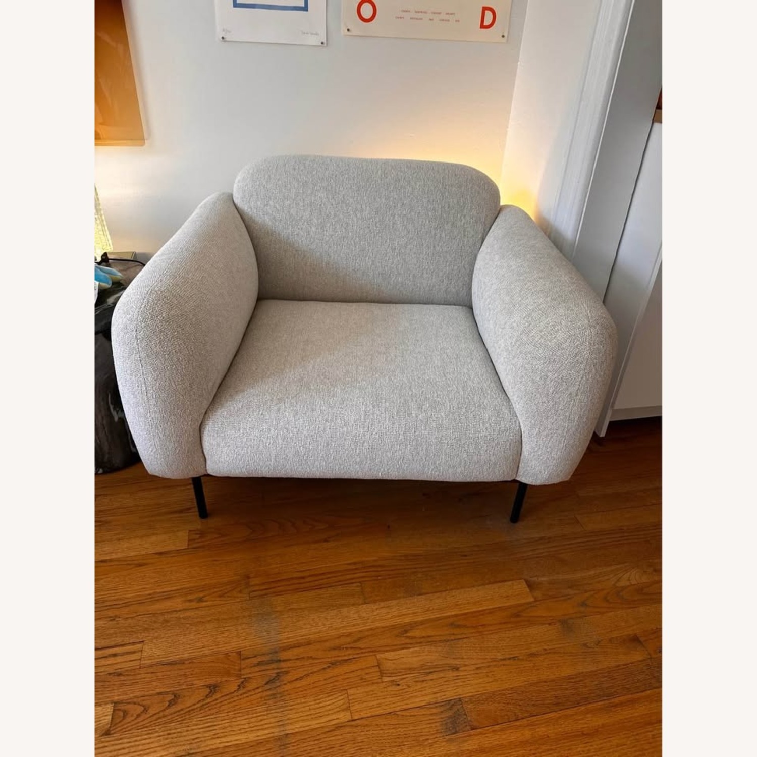 Benson Occasional Armchair - Ivory Boucle - image-4