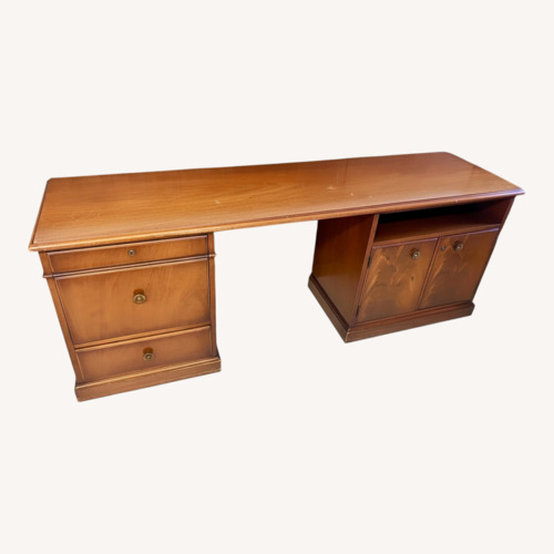 Used Vintage/Antique Find Light Brown Wood Side Table for sale on AptDeco