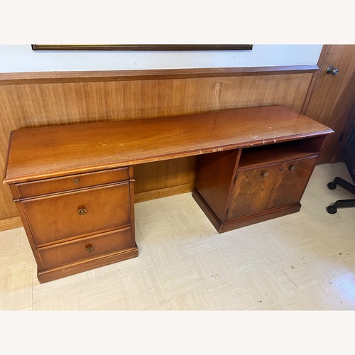 Used Vintage/Antique Find Light Brown Wood Side Table for sale on AptDeco