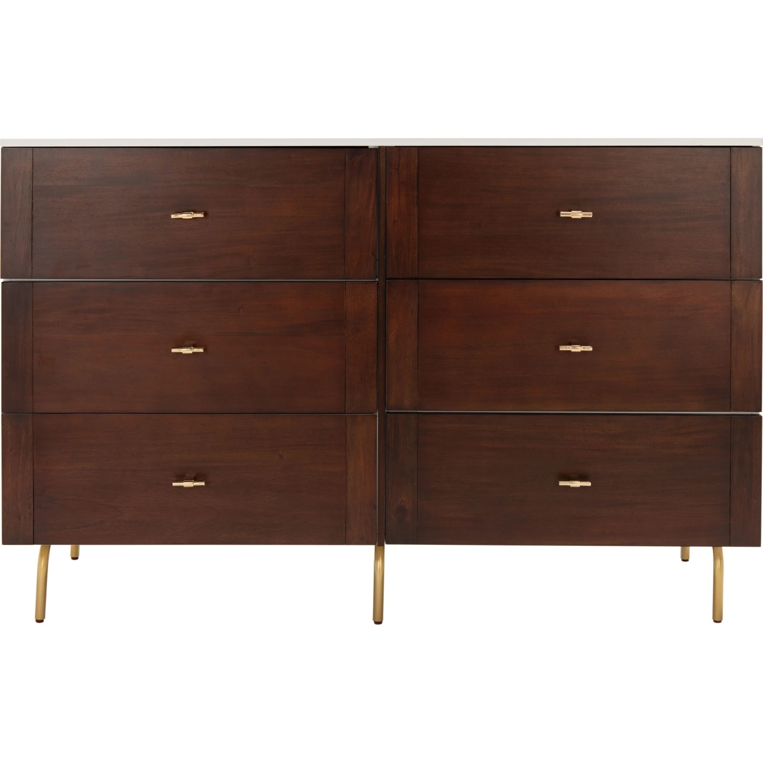 Safavieh Genevieve Dark Brown Wood Dresser - image-5