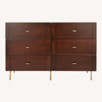 Safavieh Genevieve Dark Brown Wood Dresser