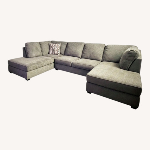 Used Ashley Furniture Dark Gray 2 Piece Sectional for sale on AptDeco
