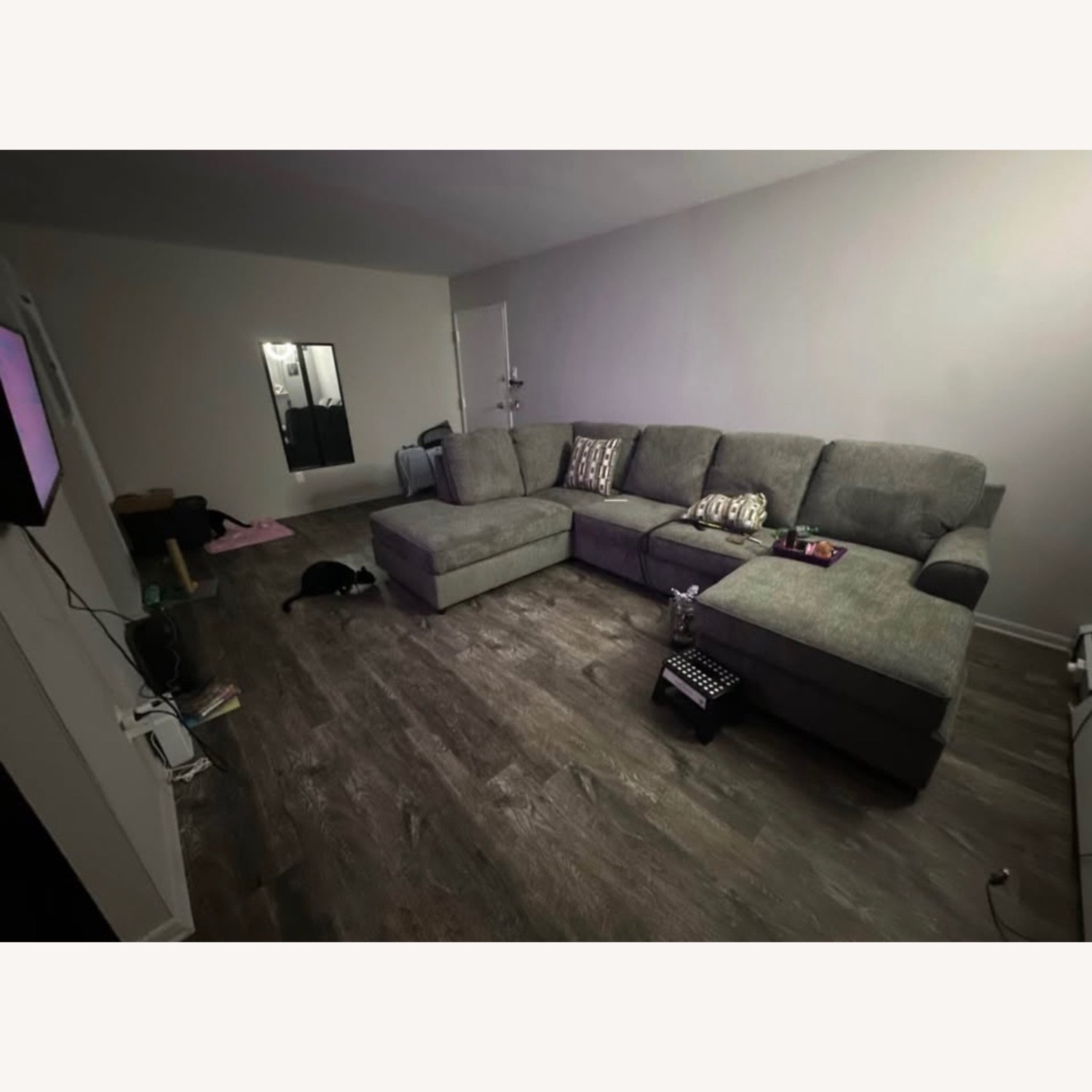 Ashley Furniture Dark Gray 2 Piece Sectional - image-1