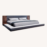 AllModern Walnut Queen Bed