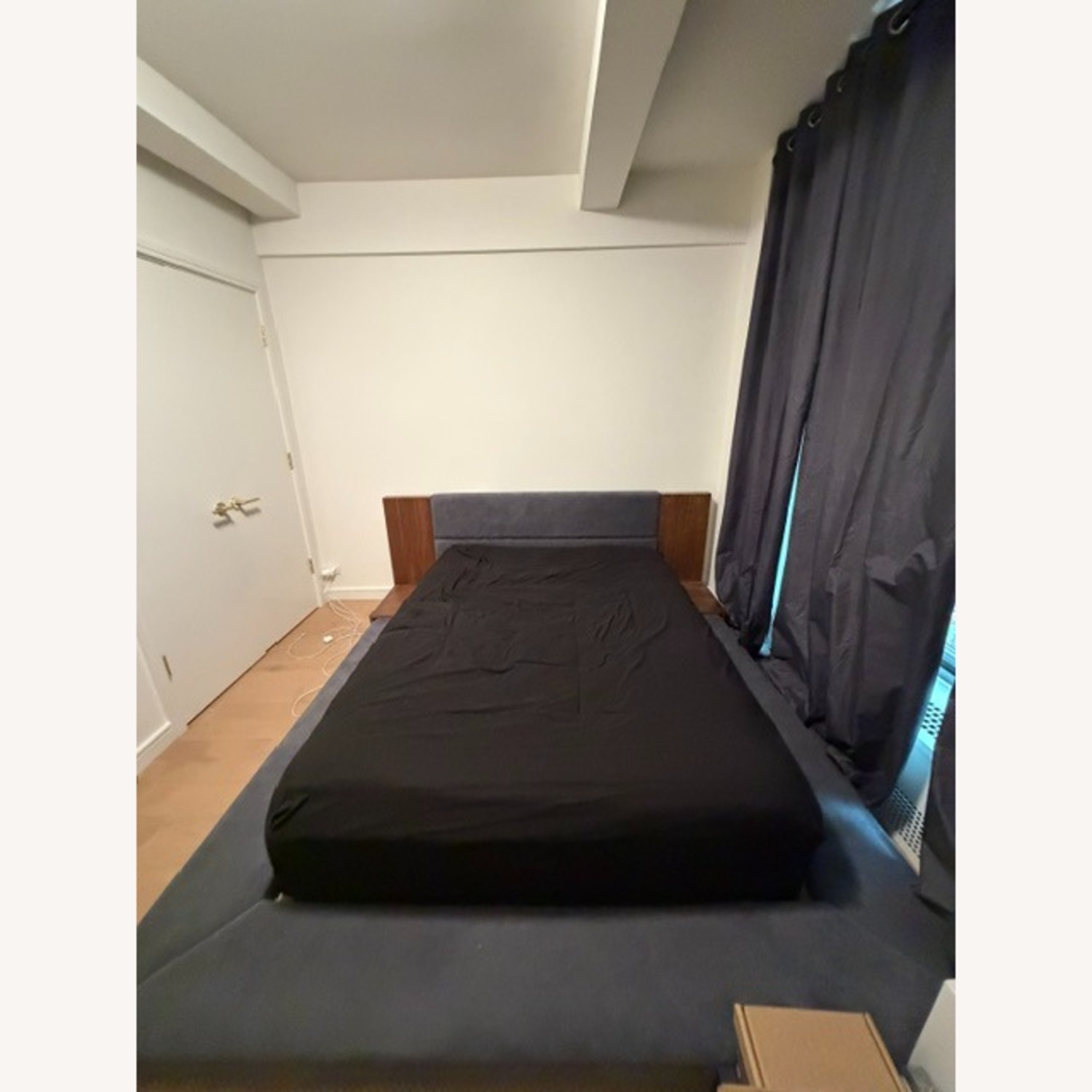 AllModern Walnut Queen Bed - image-2