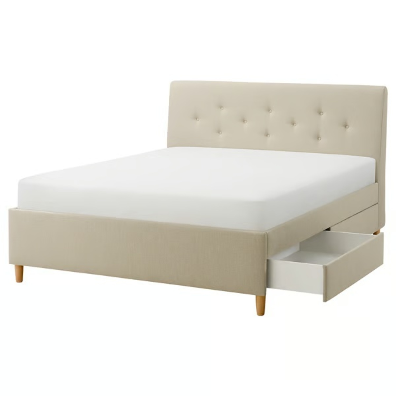 IKEA Idanäs King Storage Bed Frame - image-7