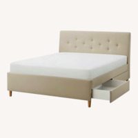 IKEA Idanäs King Storage Bed Frame