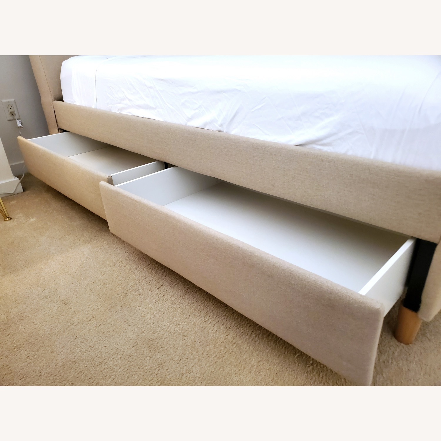 IKEA Idanäs King Storage Bed Frame - image-3