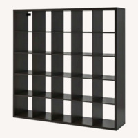 IKEA KALLAX Black Bookcase