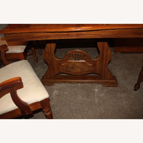 Used CISCO Brothers Natural Dining Table for sale on AptDeco