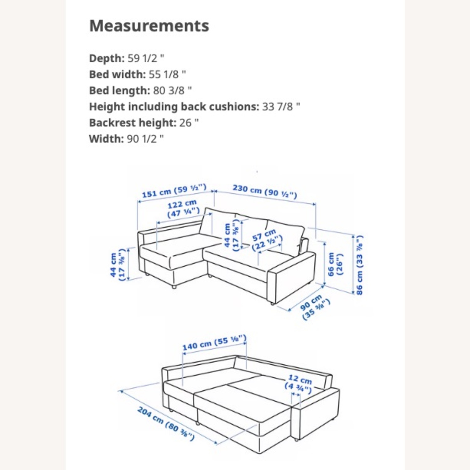 IKEA Friheten Sectional Sleeper Sofa with Storage - image-7