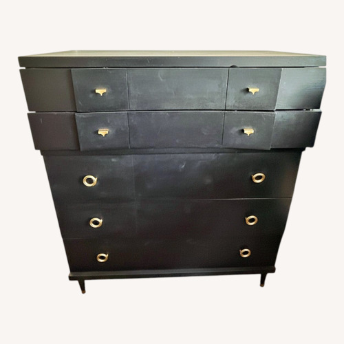 Used Vintage/Antique Black Wood Dresser for sale on AptDeco