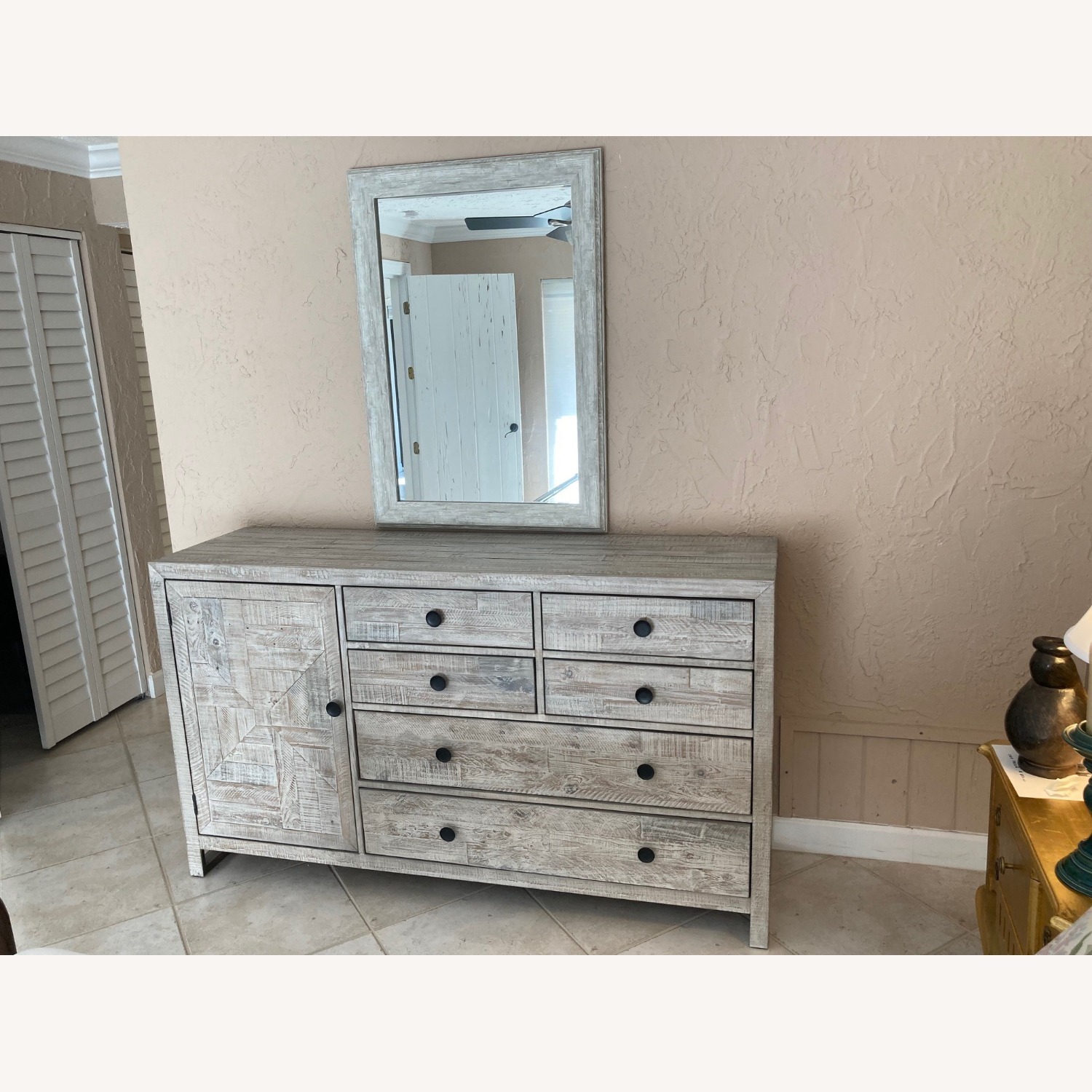 Studio 21 Light Gray Wood Dresser - image-3